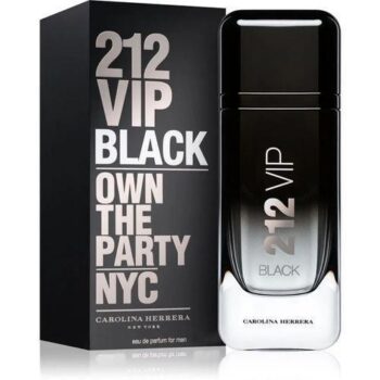 Perfume 212 Vip Black – Carolina Herrera 200ml – Masculino Original – Lacrado E Selo Da ADIPEC