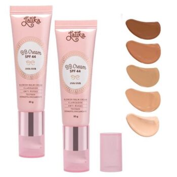 Kit C/2 BB Cream Latika Clareador FPS 44 Base, Escolha