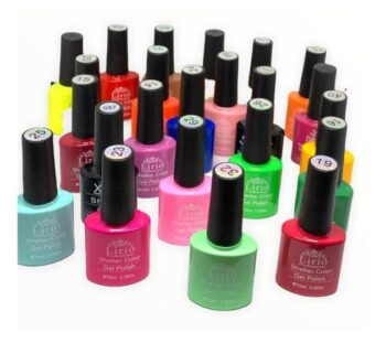 Kit 20 Esmaltes Gel 10ml D&z/lirio/bella Rosa Unhas Uv Led