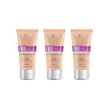 Base Loreal Bb Cream 30Ml Fps 20 Media-Kit C/3Un