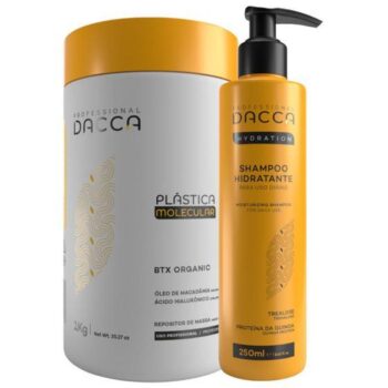 Dacca Kit Shampoo Btx Orgânico Capilar Profissional Sem Formol 1kg – DACCA PROFESSIONAL