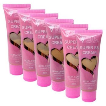 Kit 6 Bases Faciais BB Cream Ultra Cover Toque Special