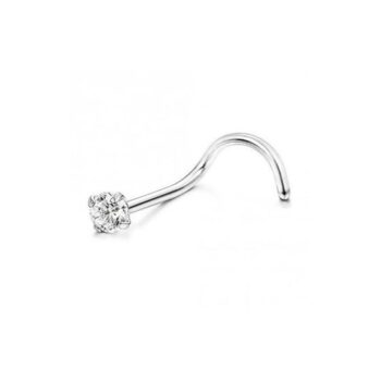 Piercing Nariz Prata 925 Nostril Ponto Luz Zirconia 2mm – ForGift Store