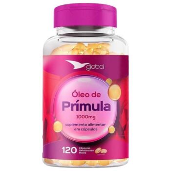 Óleo De Prímula Global Suplementos 120 Cápsulas