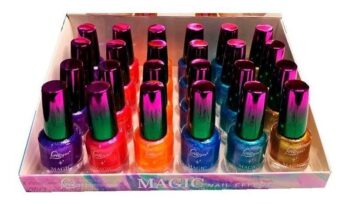 Kit 6 Esmaltes Unha Magic Glitter Effect Atacado – Lullu Person