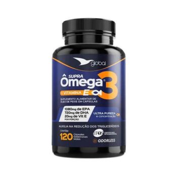 Supra Omega 3 TG Com Vitamina E 120 Capsulas – Global Suplementos