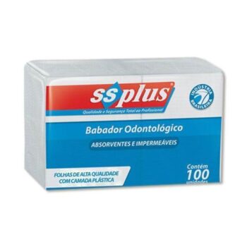 Babador Odontológico Descartável C/100 Unidades – SSPLUS