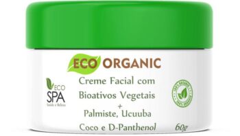 Creme Hidratante Facial Pós Máscara De Argila, Orgânico 60g – Eco Spa