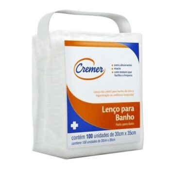 Lenço Para Banho C/100 Cremer – Cirúrgica Nilmar