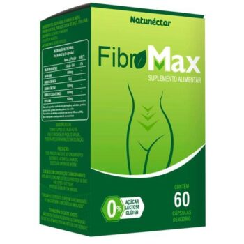 Suplemento Fibras Fibromax Natunéctar 60 Capsulas Natural Fibra 100% Puro – Natunectar