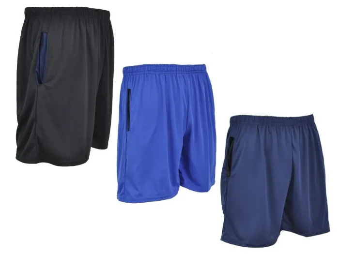 Kit 3 Bermudas Masculina Esportiva Academia Futebol P ao G3 Plus Size - Onda do Surf