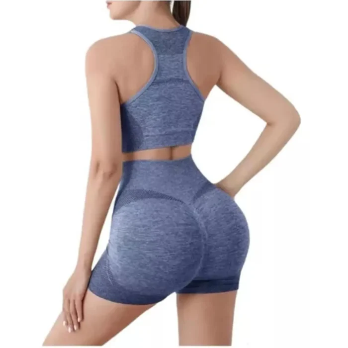 Conjuntos Academia Feminino Leggings Top Shorts Levanta Bumbum Academia Musculação - NEW