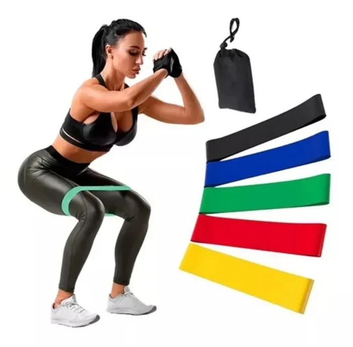 Kit Fita Exercício Extensor Aeróbico Físico Em Casa - Resistance Belt