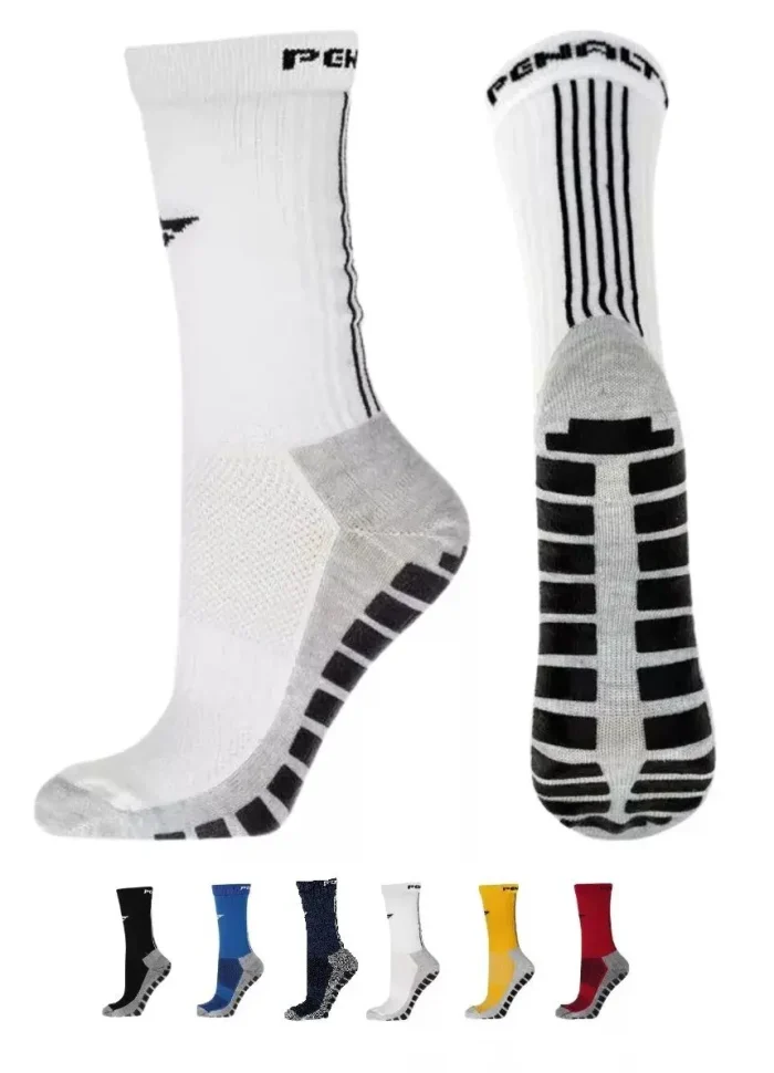 Meia Perf. Grip 39-44 Antiderrapante Futebol Treino Absorção Penalty