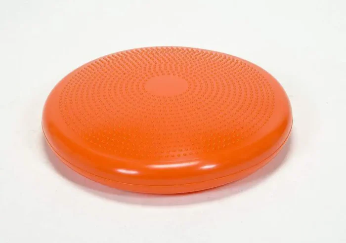 Disco Sport 55cm Laranja Gymnic Italiano Equilíbrio Propriocepção Funcional